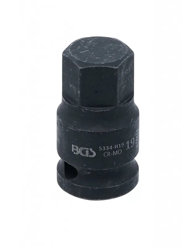 Doprodej zásob | BGS Technic hlavice zástrčná 1/2", Inbus H19, kovaná