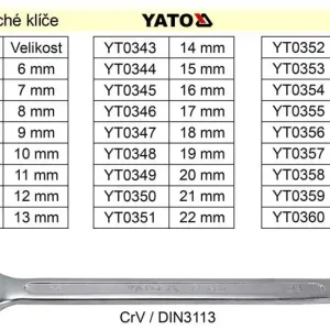 Bezpečná platba - YATO Očkoplochý klíč 27mm CrV