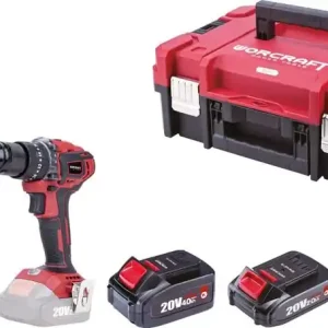 Set WORCRAFT XCUBE031 Aku rázový utahovák 450 Nm a Aku vrtačka 50Nm CHD-S20LiB, 2x baterie | Rychle mizí