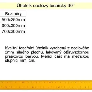 Úhelník tesařský 600x300mm - Nejprodávanější