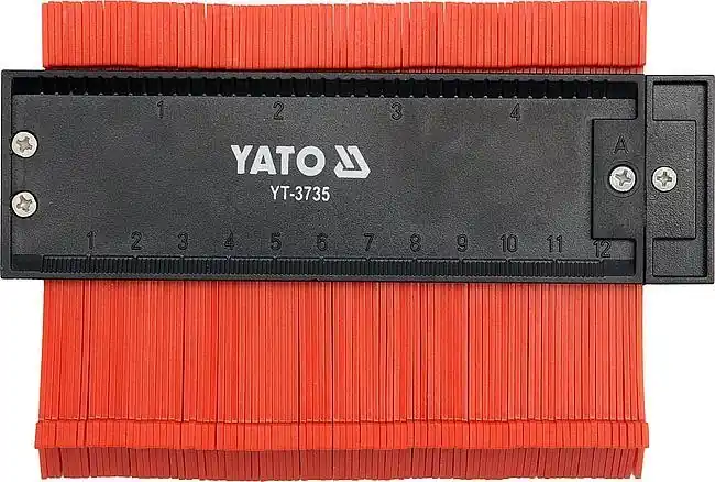 Snadné objednání | Šablona kopírovací na profily, magnetická, šíře 125 mm, Yato