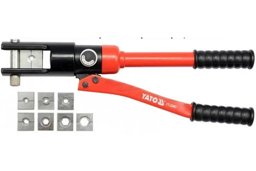 Hydraulické kleště na lisování koncovek kabelů, do průřezu 300mm2, Yato - Sleva
