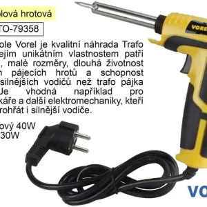 Nabídka končí brzy | Pájka pistolová hrotová Vorel 79358
