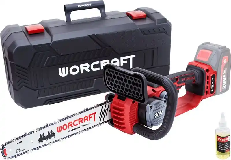 WORCRAFT Kompaktní aku řetězová pila 30cm 20V CGC-S20LiBD, bez baterie | Nově k dispozici