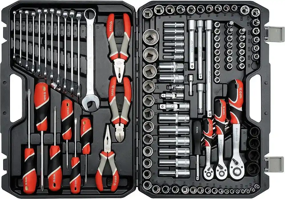 Přímo z továrny - YATO Gola sada 1/2", 3/8", 1/4" 129 ks YT-38881