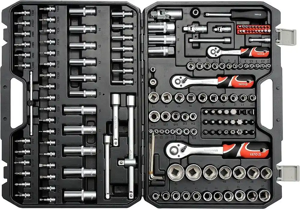 YATO Gola sada 1/2", 3/8", 1/4" 173 ks YT-38931 - Velmi žádaný produkt