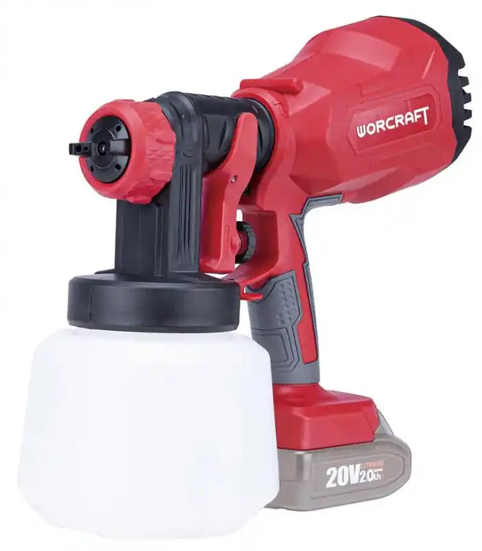 Zbývá jen pár kusů - WORCRAFT Aku stříkací pistole 1000ml, CSG-S20LiA, 20V Li-Ion - VYSTAVENÝ KUS