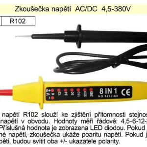 Zkoušečka napětí AC/DC 4,5-380V | Extra sleva