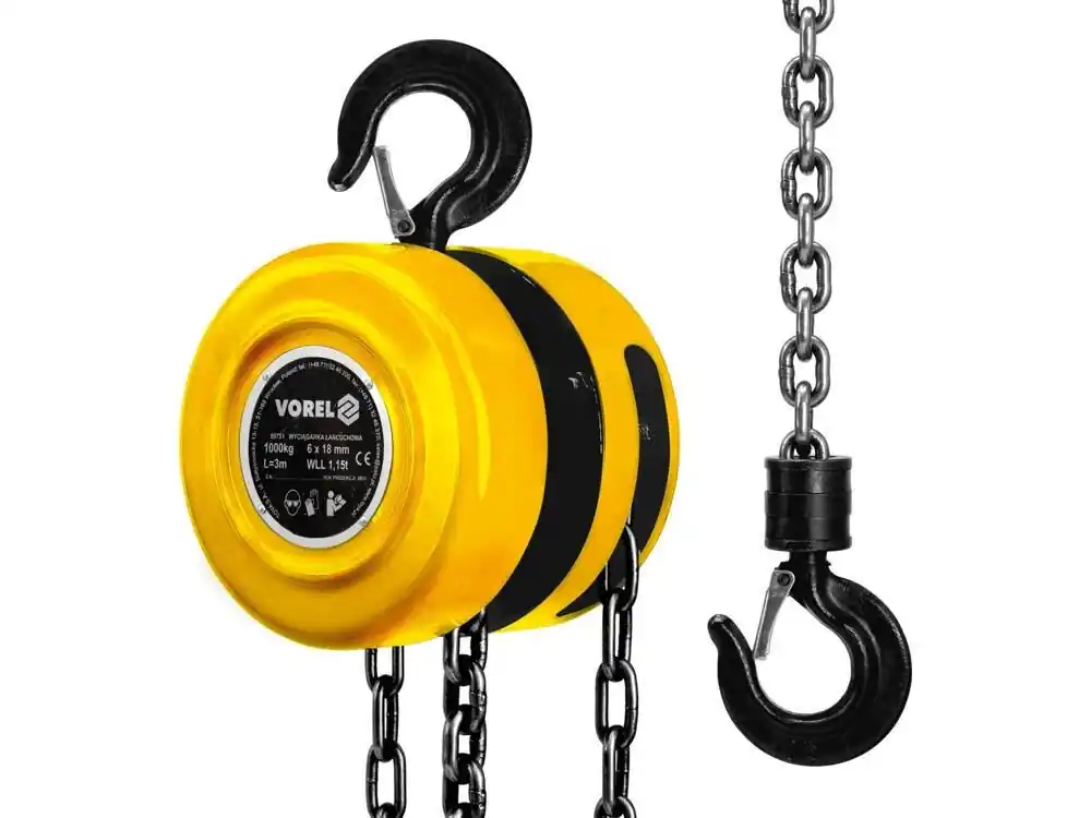 Ihned k objednání - VOREL Kladkostroj řetězový zvedák 1000kg