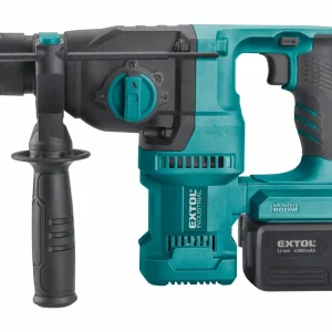 EXTOL INDUSTRIAL aku vrtací kladivo SDS plus, 20V Li-ion, 4000mAh,bezuhlíkové SHARE20V - Speciální cena