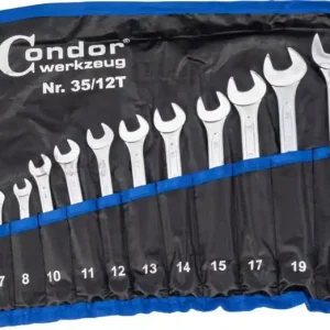 Poslední šance | CONDOR WERKZEUG Klíče očkoploché sada 12 kusů 6-22mm CrV