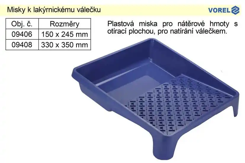 Miska k lakýrnickému válečku, 330x350mm | Výborné hodnocení