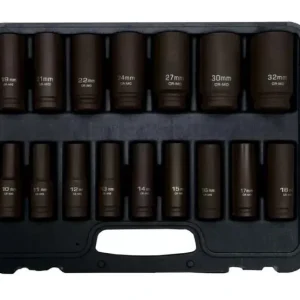 ADLER Gola ořechy šestihranné kované, prodloužené 1/2" sada 16 kusů 10-32mm - Velmi žádaný produkt