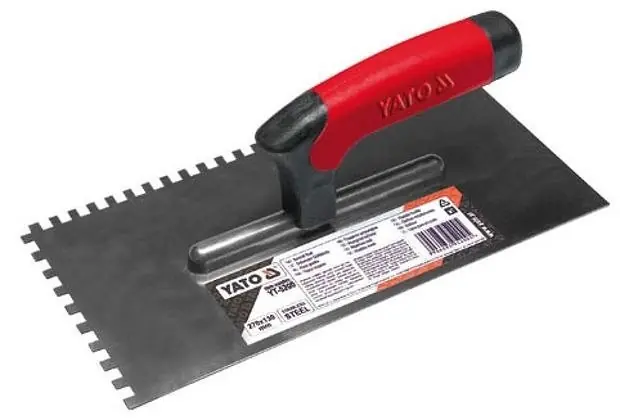 Nabídka končí brzy - Hladítko 270 x 130 mm zuby 8 x 8 mm