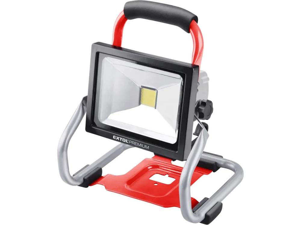 EXTOL PREMIUM reflektor LED aku SHARE20V, 1800lm, 20V Li-ion, bez baterie a nabíječky | Snížená cena