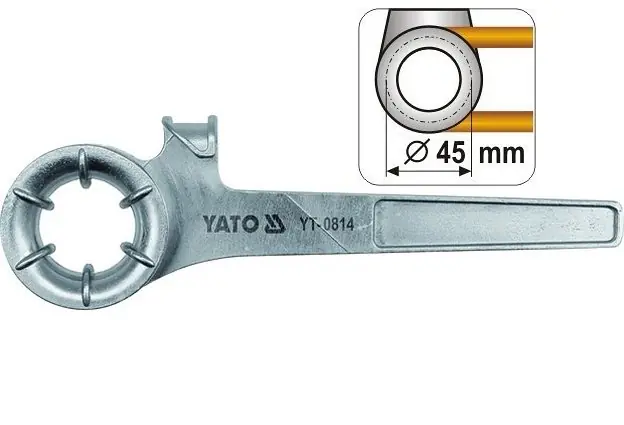 Přípravek na ohýbání trubek Al, Cu, pro průměr 12 mm délka 235 mm Yato, ohýbačka | Doprodej zásob