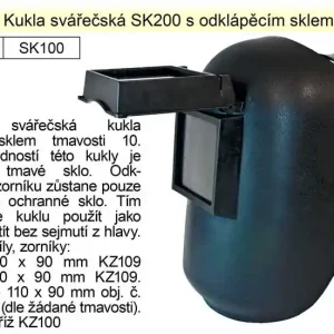 Kukla svářečská SK200 s odklápěcím sklem | Výhodná cena