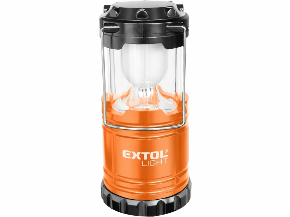 EXTOL LIGHT lucerna teleskopická 50lm, 6x LED, ABS plast 43115 | Akce
