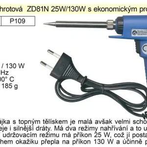 Jen tento týden - Pájka pistolová hrotová ZD81N
