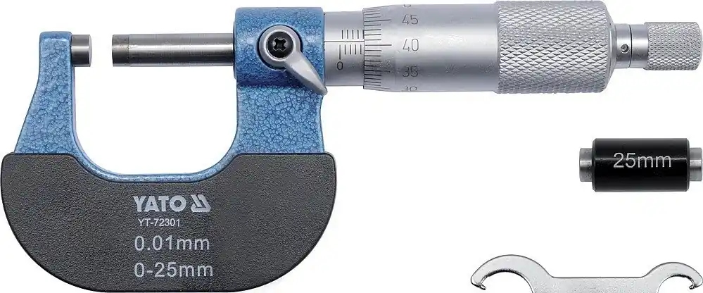 YATO Mikrometr mechanický 25-50mm+00,01mm | Mezi nejprodávanějšími