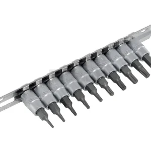 CONDOR zástrčné hlavice 1/4" torx sada 10 kusů T7-T40 | Velká sleva