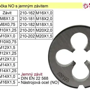 Cena od výrobce | Závitové očko M10x1,25 NO jemný závit