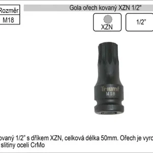 Gola ořech XZN M18 kovaný 1/2" - Kupte nyní