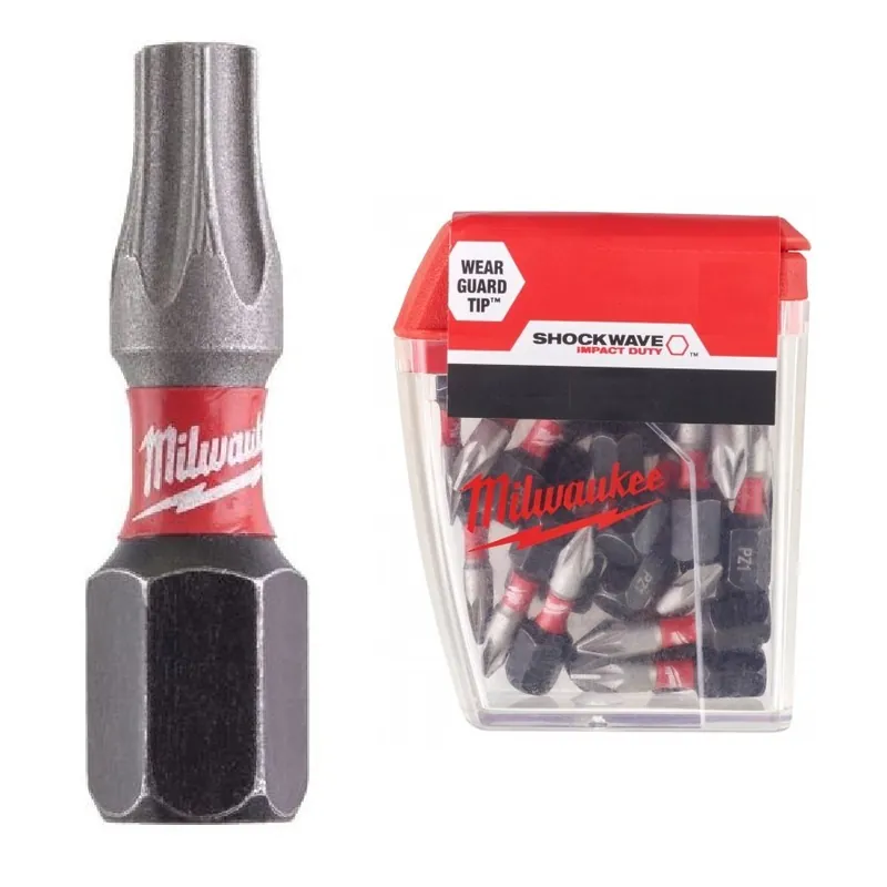 MILWAUKEE Shockwave bit torx TX25x25mm 1/4 Impact Duty - 25ks | Oblíbený produkt