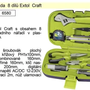 Nářadí sada 8 dílů Extol Craft - Téměř vyprodáno